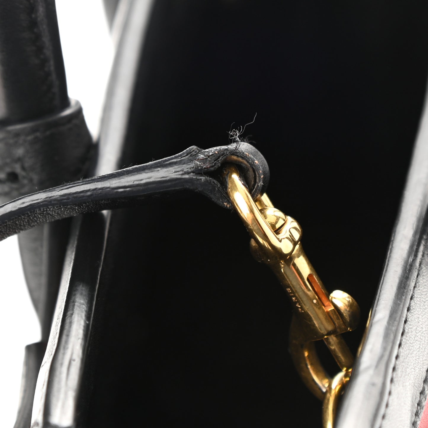 Calfskin Bi-Color Nano Sac De Jour Red Black