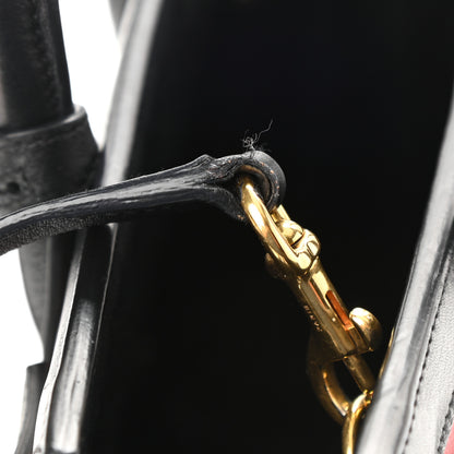Saint Laurent Calfskin Bi-Color Nano Sac De Jour Red Black 11 of 11