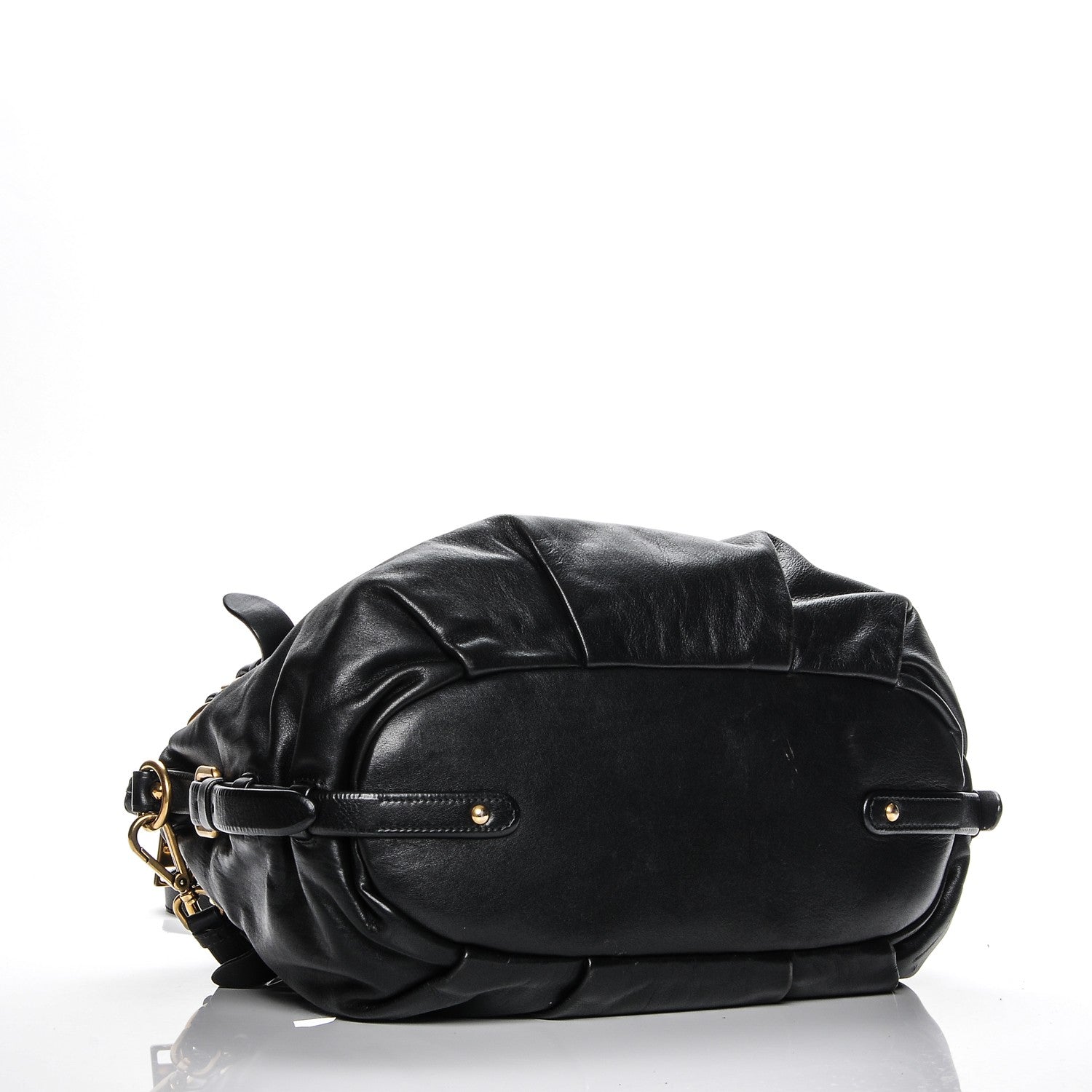 Prada Soft Calf Shoulder Bag Nero Black 4 of 9