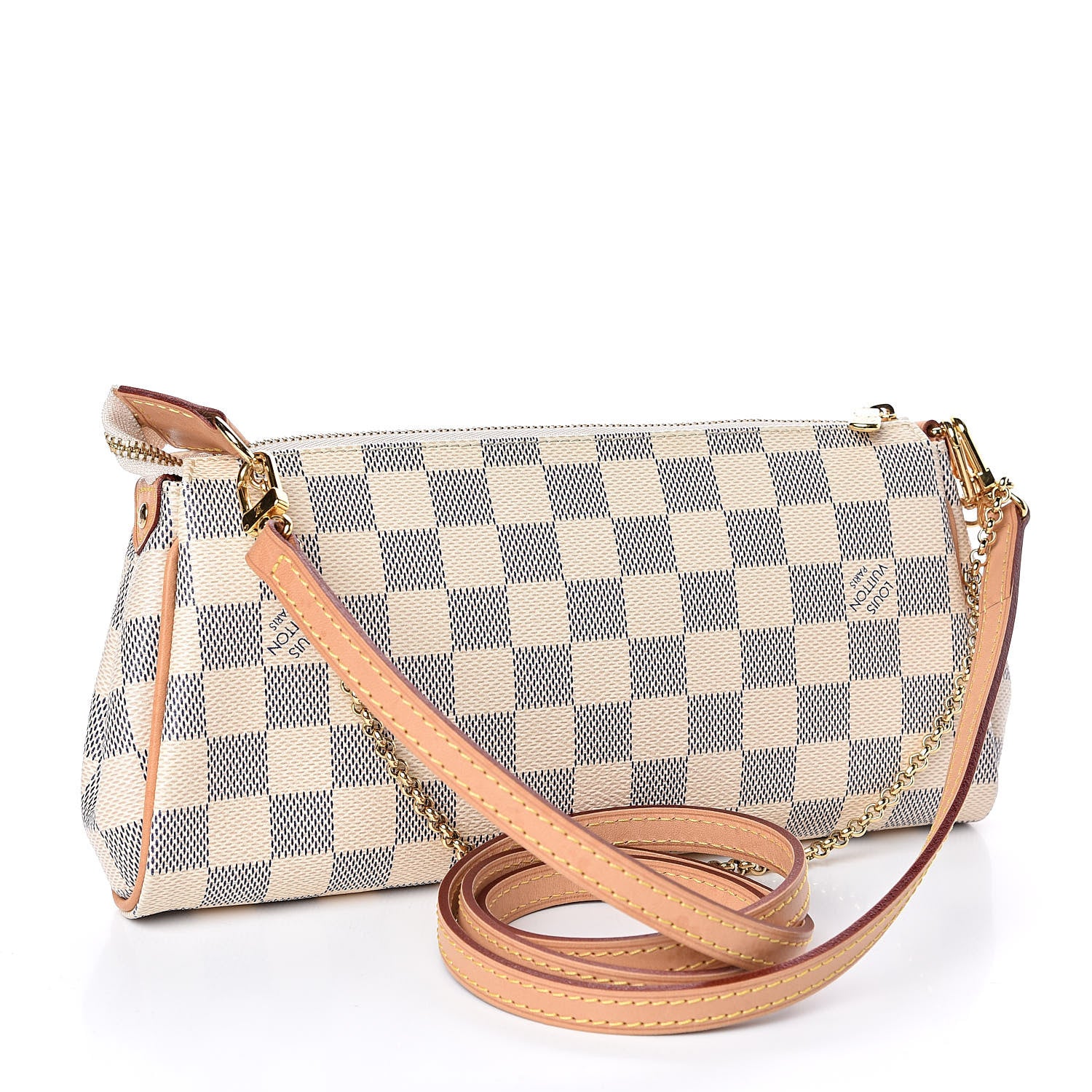 Louis Vuitton Damier Azur Eva Clutch 3 of 11