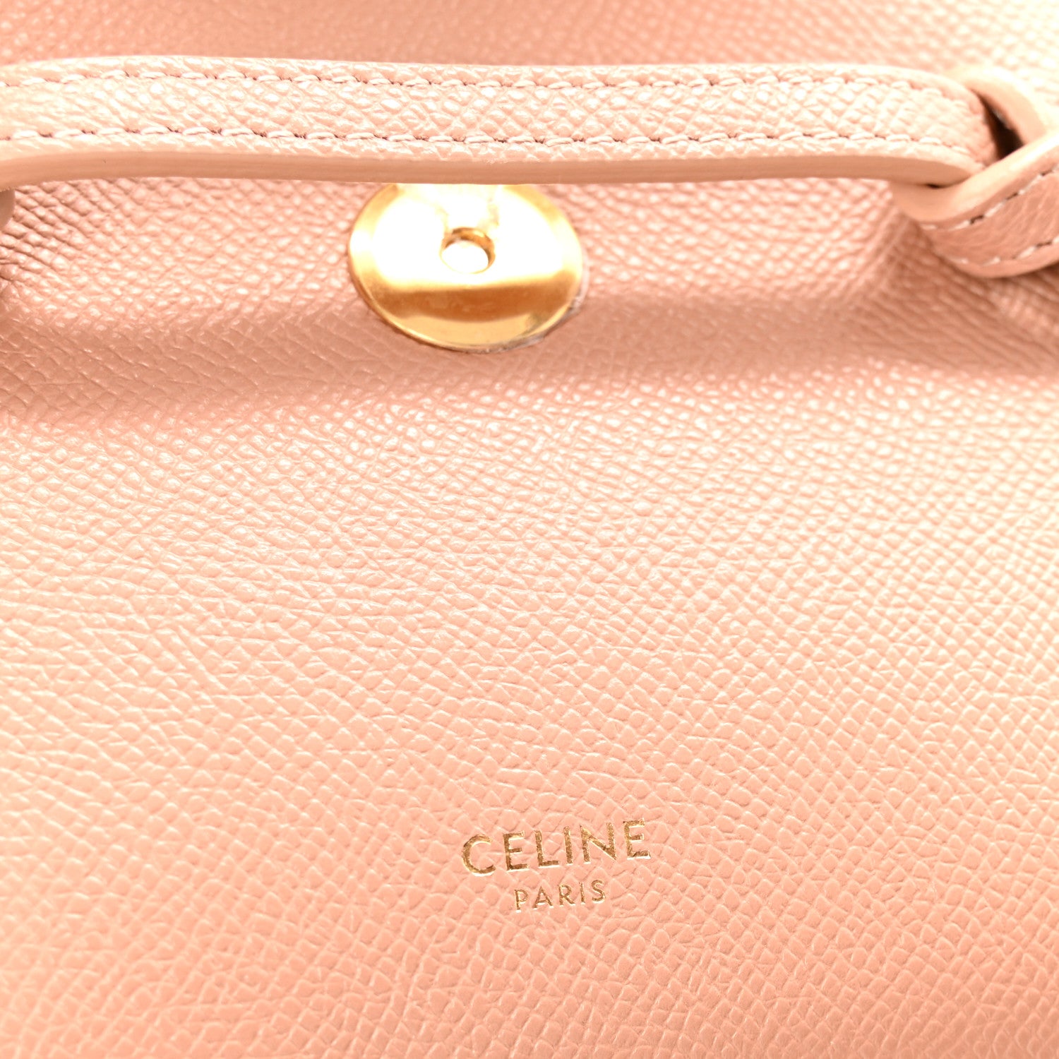 Celine Grained Calfskin Micro Belt Bag Vintage Pink 6 of 10
