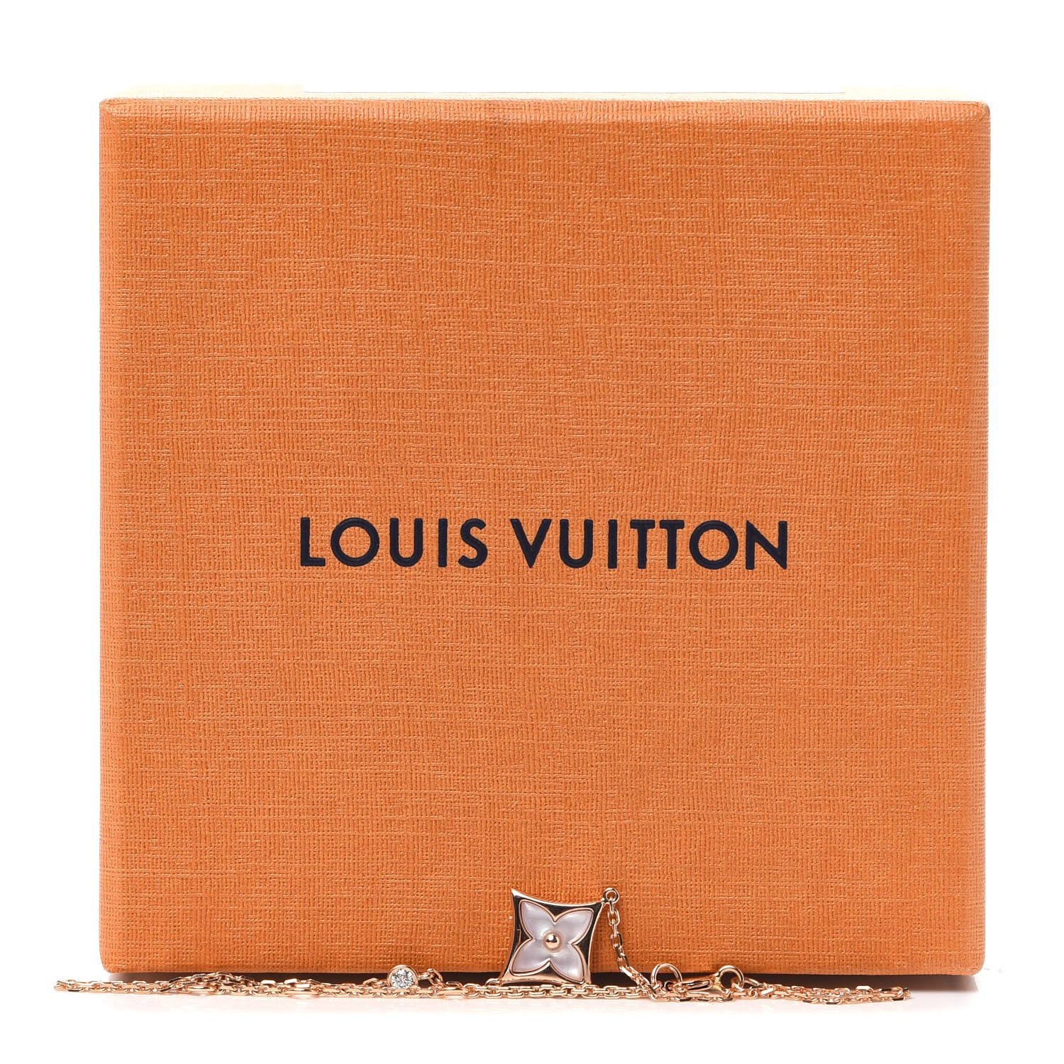Louis Vuitton 18K Pink Gold Diamond Mother of Pearl Color Blossom BB Star Bracelet 5 of 5