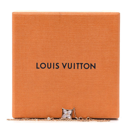 Louis Vuitton 18K Pink Gold Diamond Mother of Pearl Color Blossom BB Star Bracelet 5 of 5