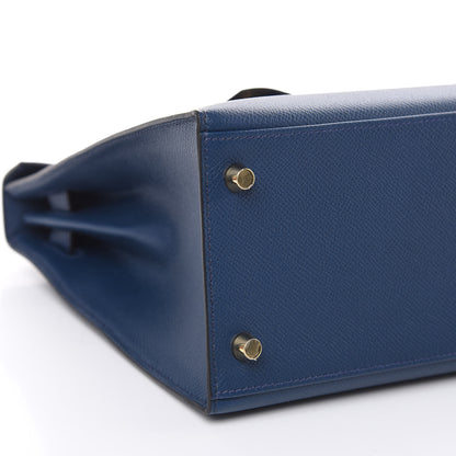 Hermes Epsom Kelly Sellier 28 Bleu De Malte 34 of 36