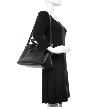 Mulberry Small Classic Grain Stud Tote Black 3 of 9