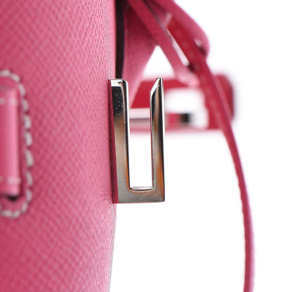 Hermes Epsom Candy Birkin 35 Rose Tyrien Rubis 26 of 33