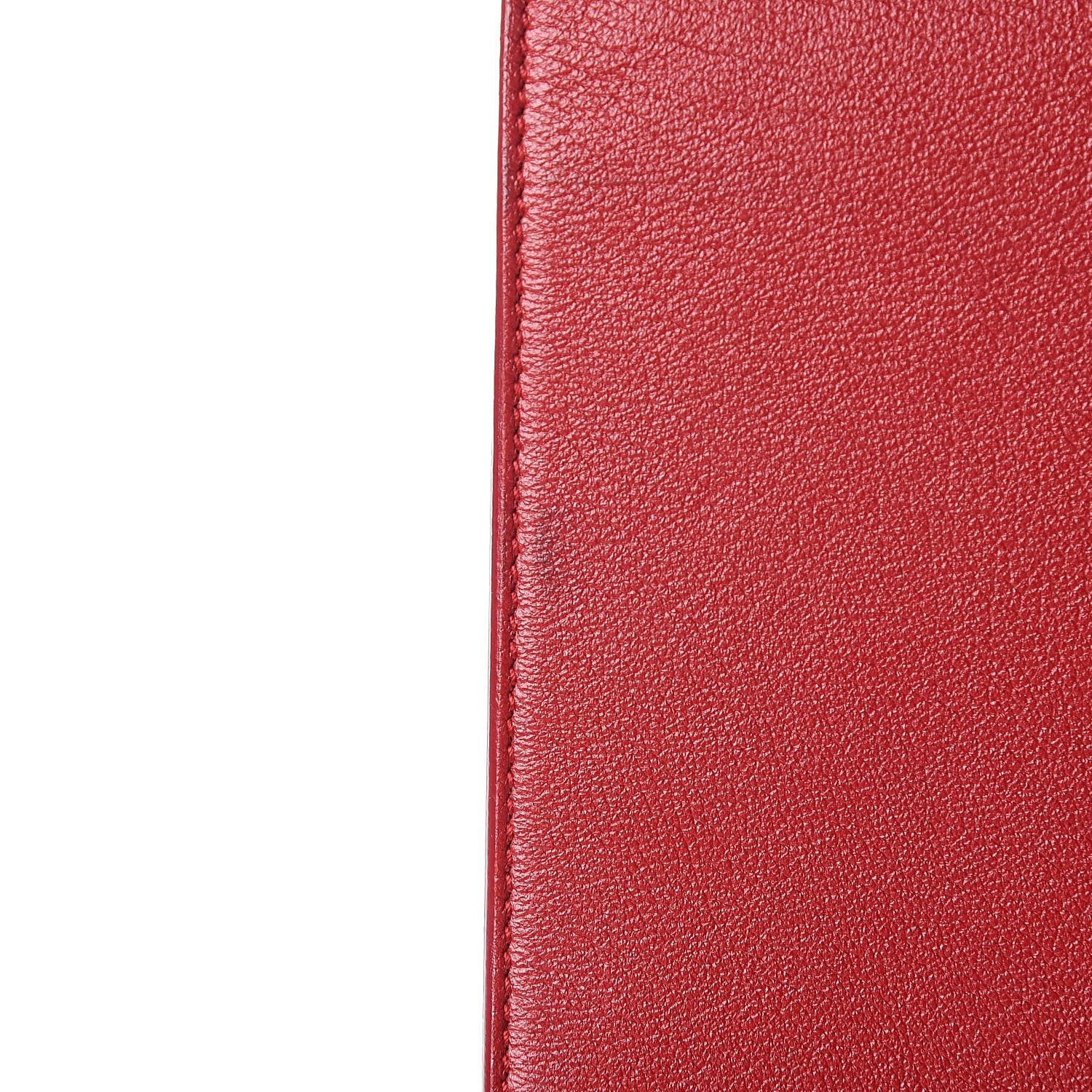 Saint Laurent Calfskin Monogram Large Belle De Jour Clutch Red 14 of 14