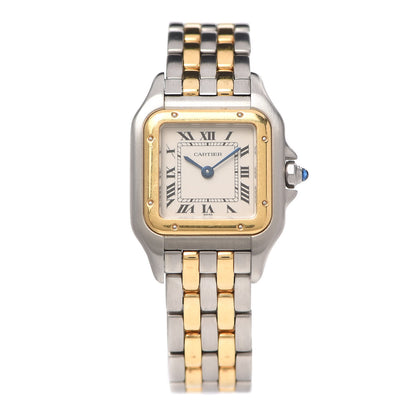 Cartier Stainless Steel 18K Yellow Gold 22mm Panthere Quartz Watch 1 of 5