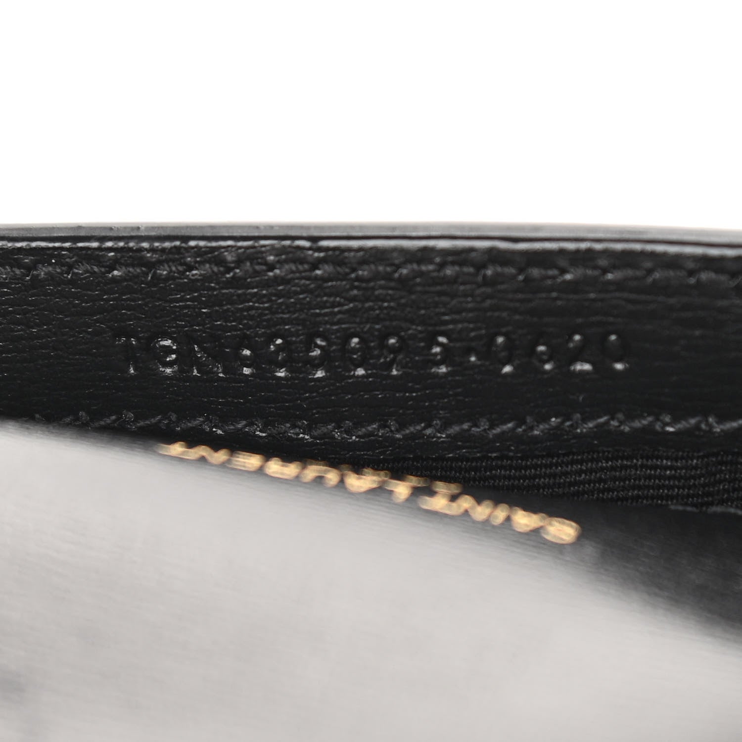 Saint Laurent Smooth Calfskin Monogram Phone Holder Crossbody Black 7 of 10