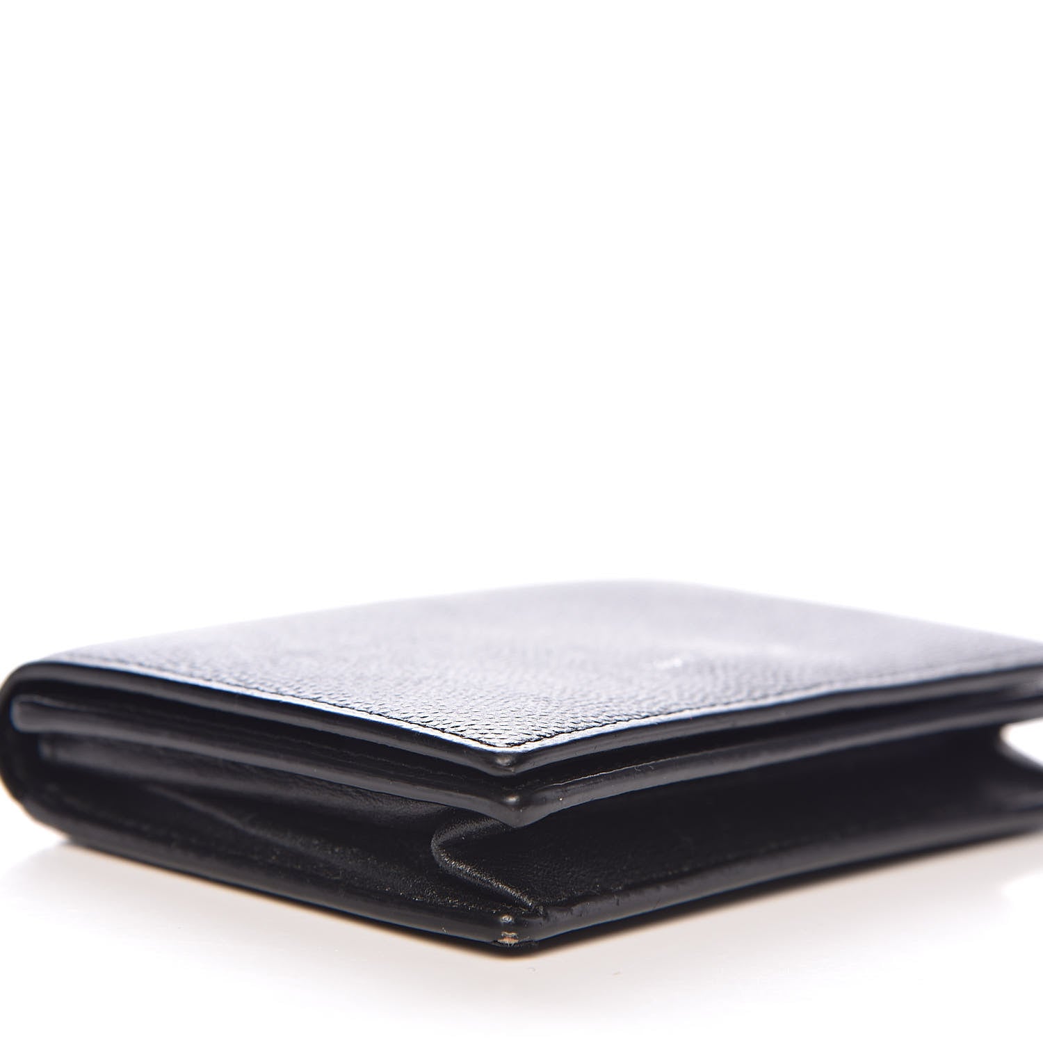 Saint Laurent Grain De Poudre Business Card Case Black 8 of 12
