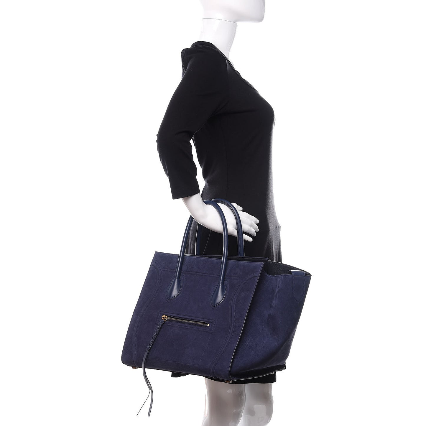 Nubuck Calfskin Medium Phantom Luggage Navy