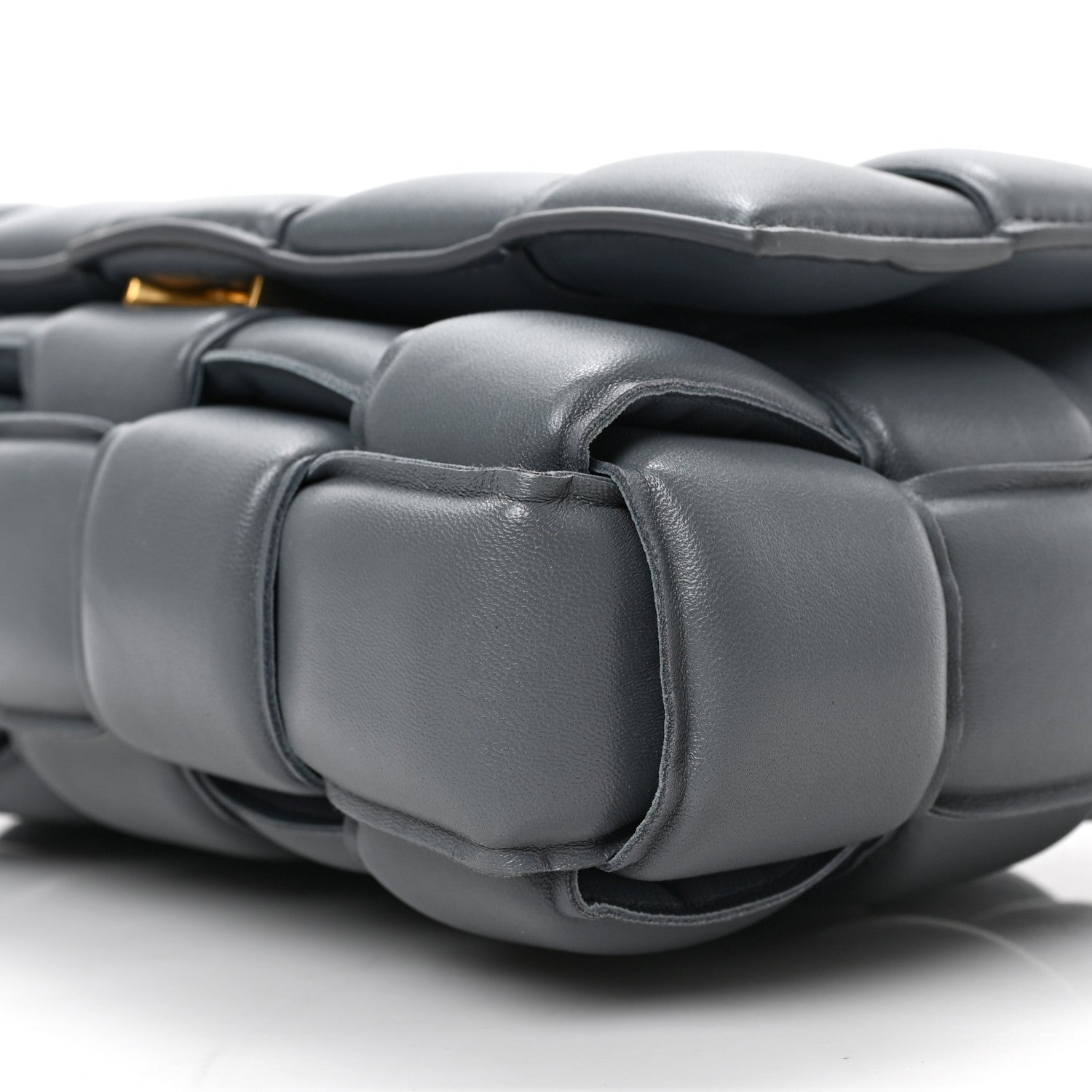 Bottega Veneta Nappa Maxi Intreccio Padded Cassette Crossbody Bag Thunder 8 of 8