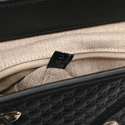 Gucci Microguccissima Drawstring Backpack Black 8 of 11