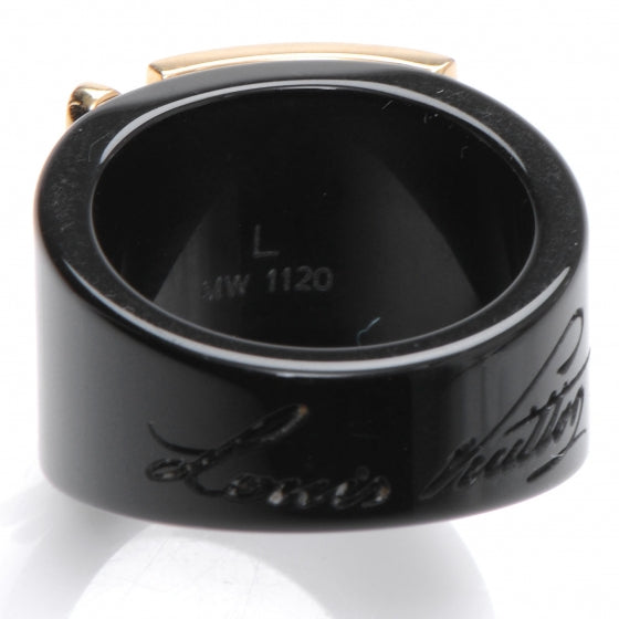 Lock Me Ring 7.5 L Black