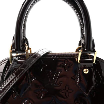 Louis Vuitton Vernis Alma BB Amarante 7 of 9
