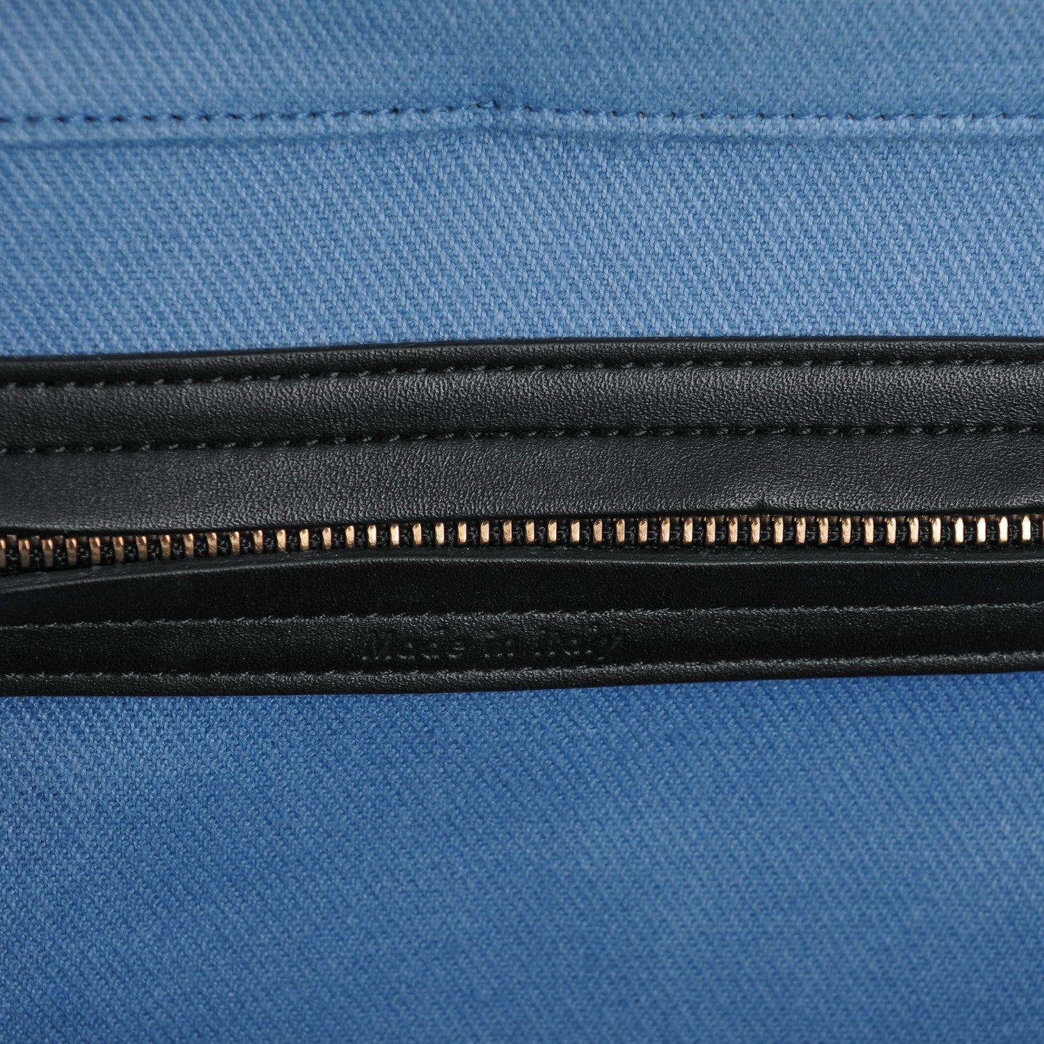 Celine Cotton Canvas Medium Phantom Luggage Blue 7 of 9