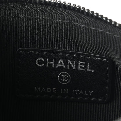 Chanel Aged Calfskin Quilted Small Reissue Cosmetic Case So Black 6 of 8