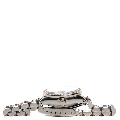Rolex Stainless Steel Diamond Mother of Pearl 26mm Oyster Perpetual DateJust Watch 7 of 11