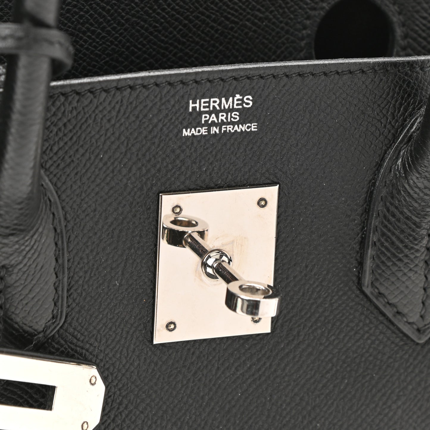 Epsom Birkin 30 Black