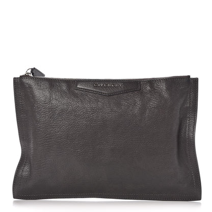 Givenchy Sugar Goatskin Medium Antigona Pouch Elephant Grey 1 of 8