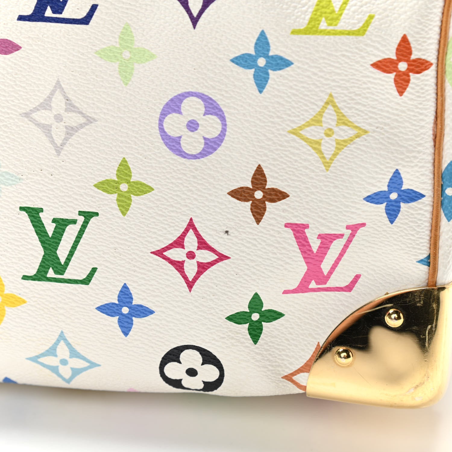 Louis Vuitton Monogram Multicolor Speedy 30 White 14 of 15