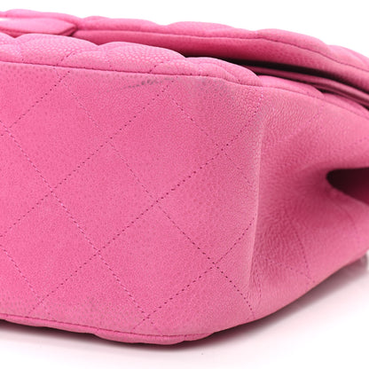 Chanel Iridescent Caviar Quilted Jumbo Double Flap Pink 9 of 9
