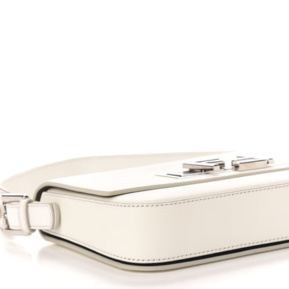 Fendi Vitello Dolce Bi-Color 3Baguette Shoulder Bag White Black 8 of 10