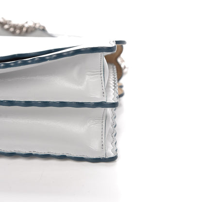 Fendi Vitello Liberty Scalloped Studded Kan I Shoulder Bag Grigio Perla 11 of 11