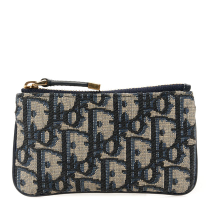 Christian Dior Oblique Key Case Blue 1 of 7