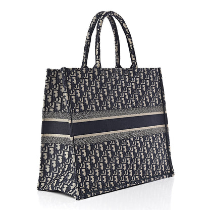Christian Dior Oblique Book Tote Blue Multicolor 3 of 11