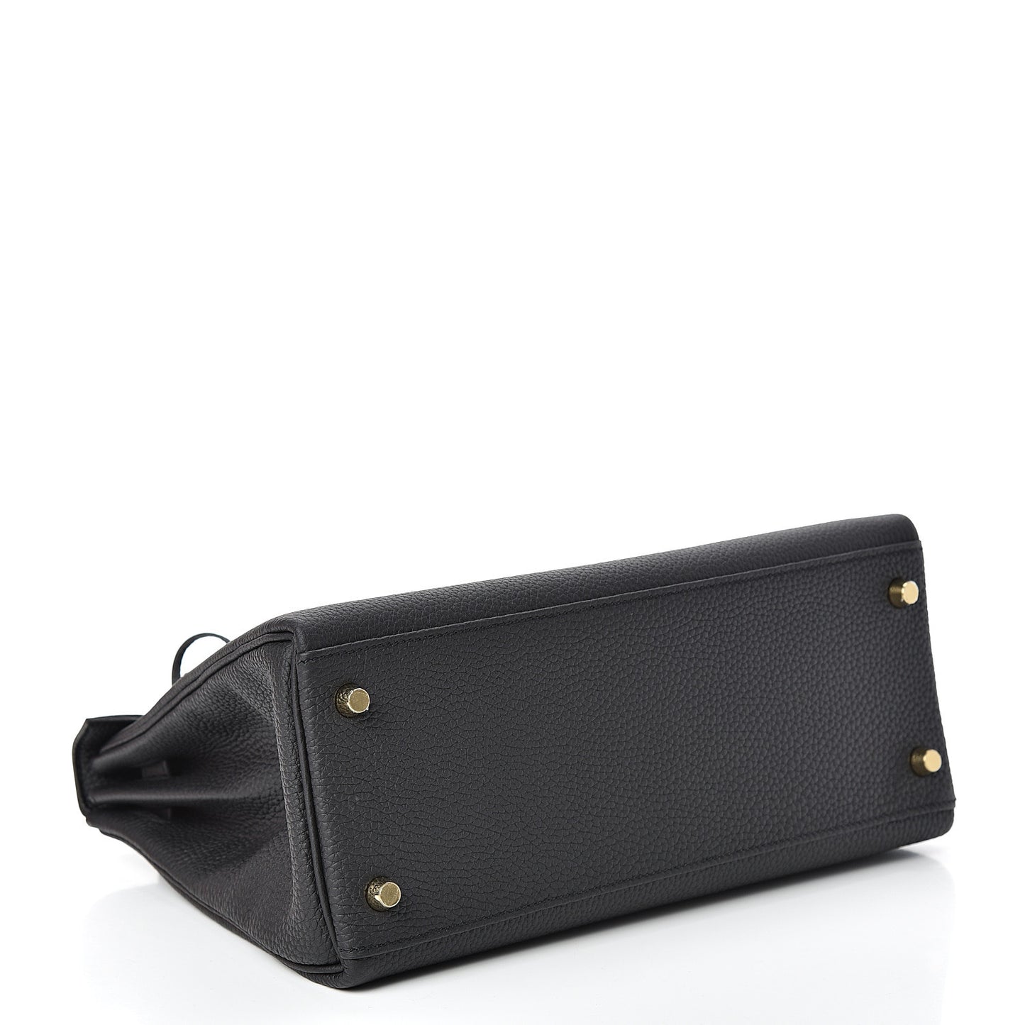 Togo Matte Alligator Kelly Retourne Touch 28 Black