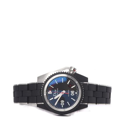 Christian Dior Stainless Steel Rubber 42mm Chiffre Rouge D02 Automatic Watch Black 3 of 10