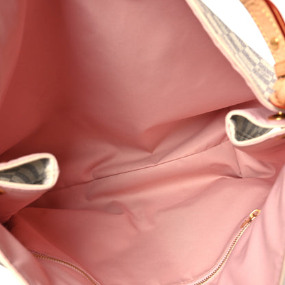Louis Vuitton Damier Azur Graceful MM Rose Ballerine 5 of 9