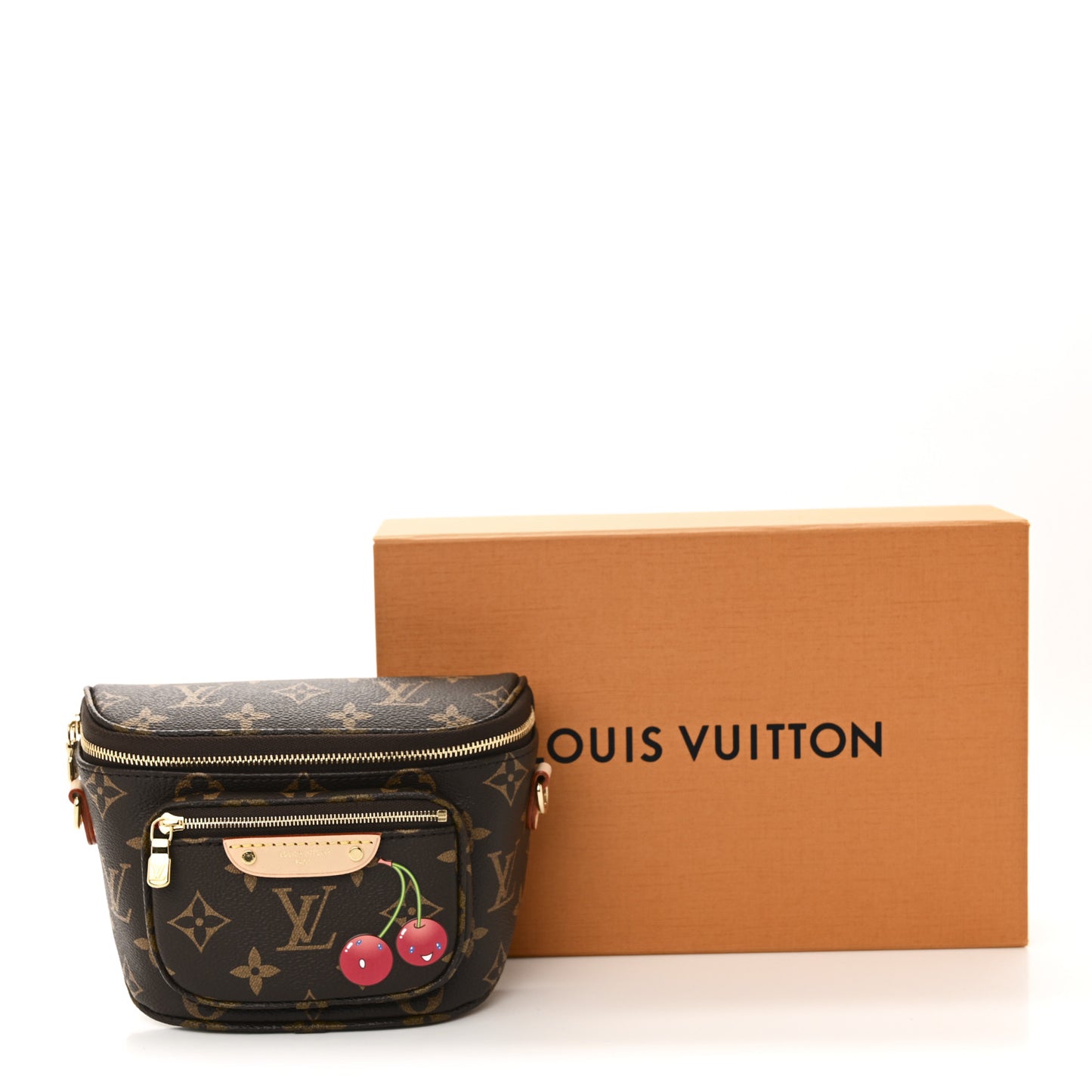 LV X TM Monogram Cerises Mini Bumbag