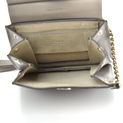 Chloe Suede Calfskin Mini Faye Bracelet Bag Motty Grey 5 of 9