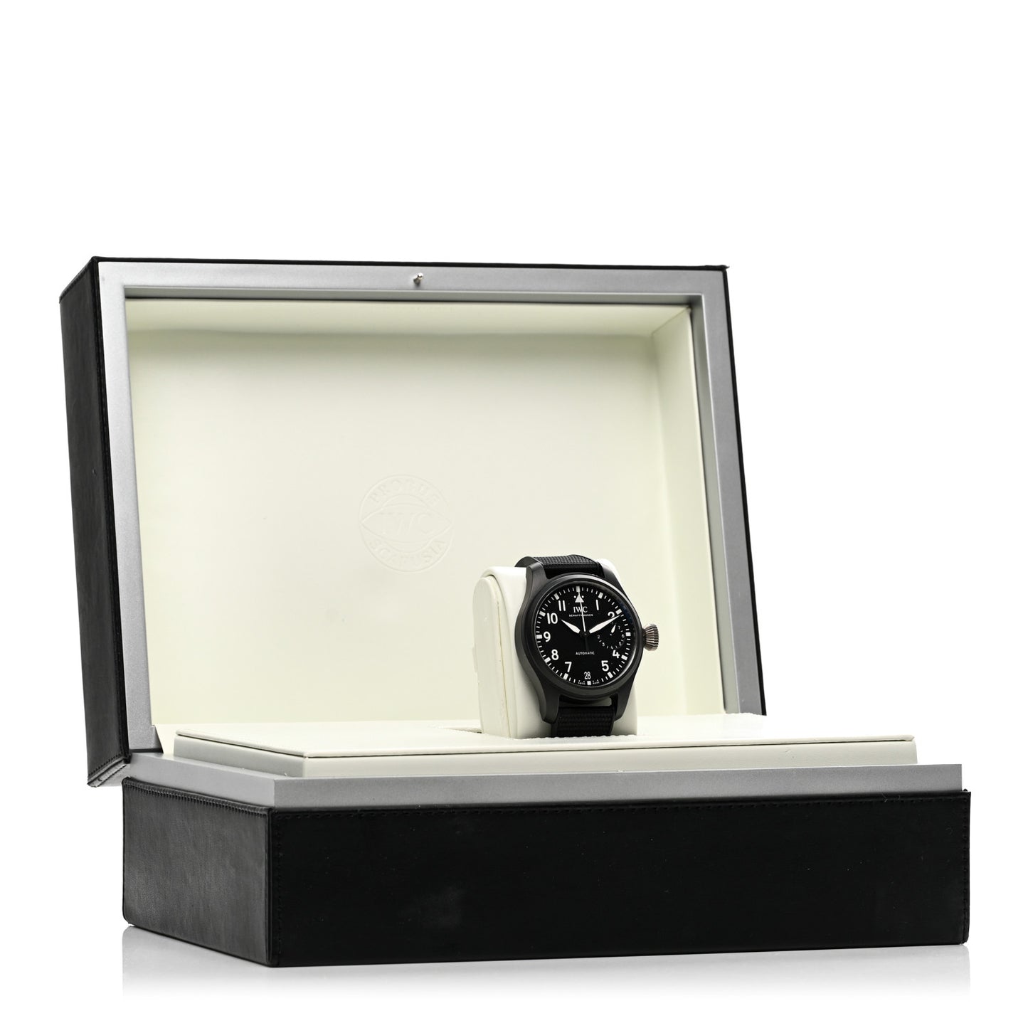 Ceramic Nylon 46mm Top Gun Edition Big Pilot Automatic Watch Black IW502001