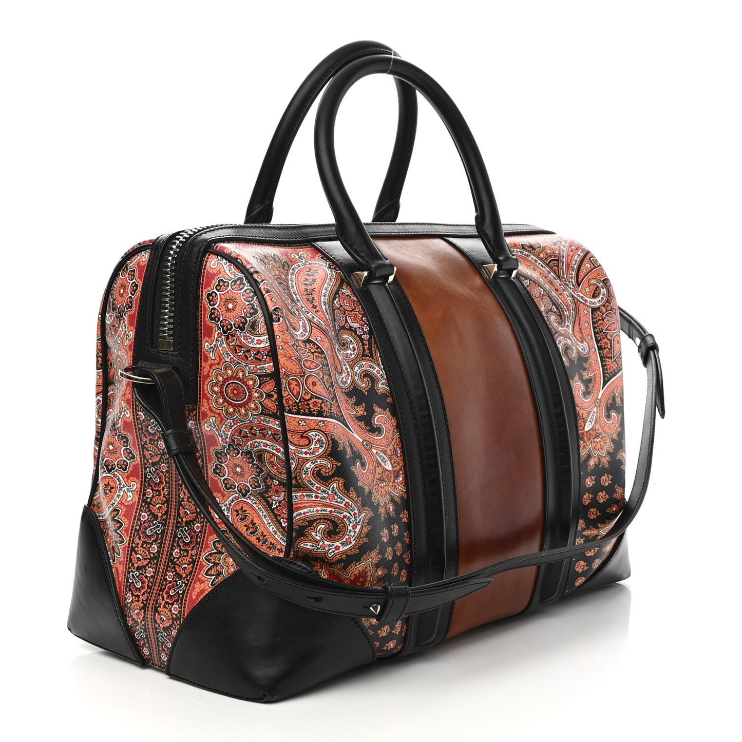Calfskin Paisley Print Medium Lucrezia Multicolor