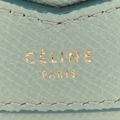 Celine Baby Grained Calfskin Small Trotteur  Jade 6 of 13