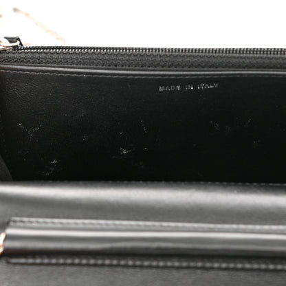 Chanel Caviar Sevruga Wallet On Chain WOC Black 12 of 15