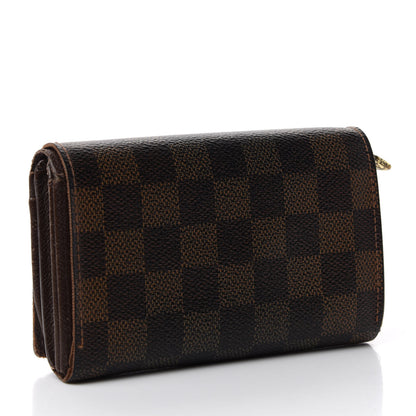 Louis Vuitton Damier Ebene Porte-Monnaie Billets Tresor Wallet 3 of 6