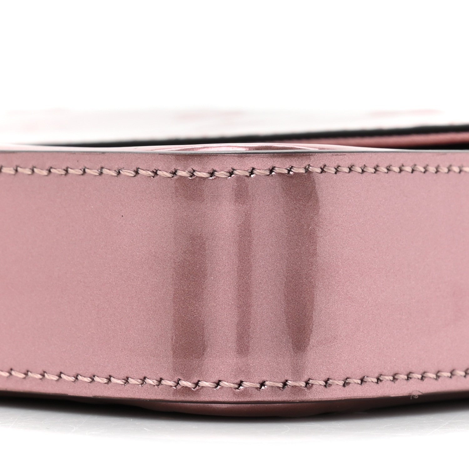 Louis Vuitton Vernis Pochette Felicie Chain Wallet Metallic Pale Pink 10 of 12