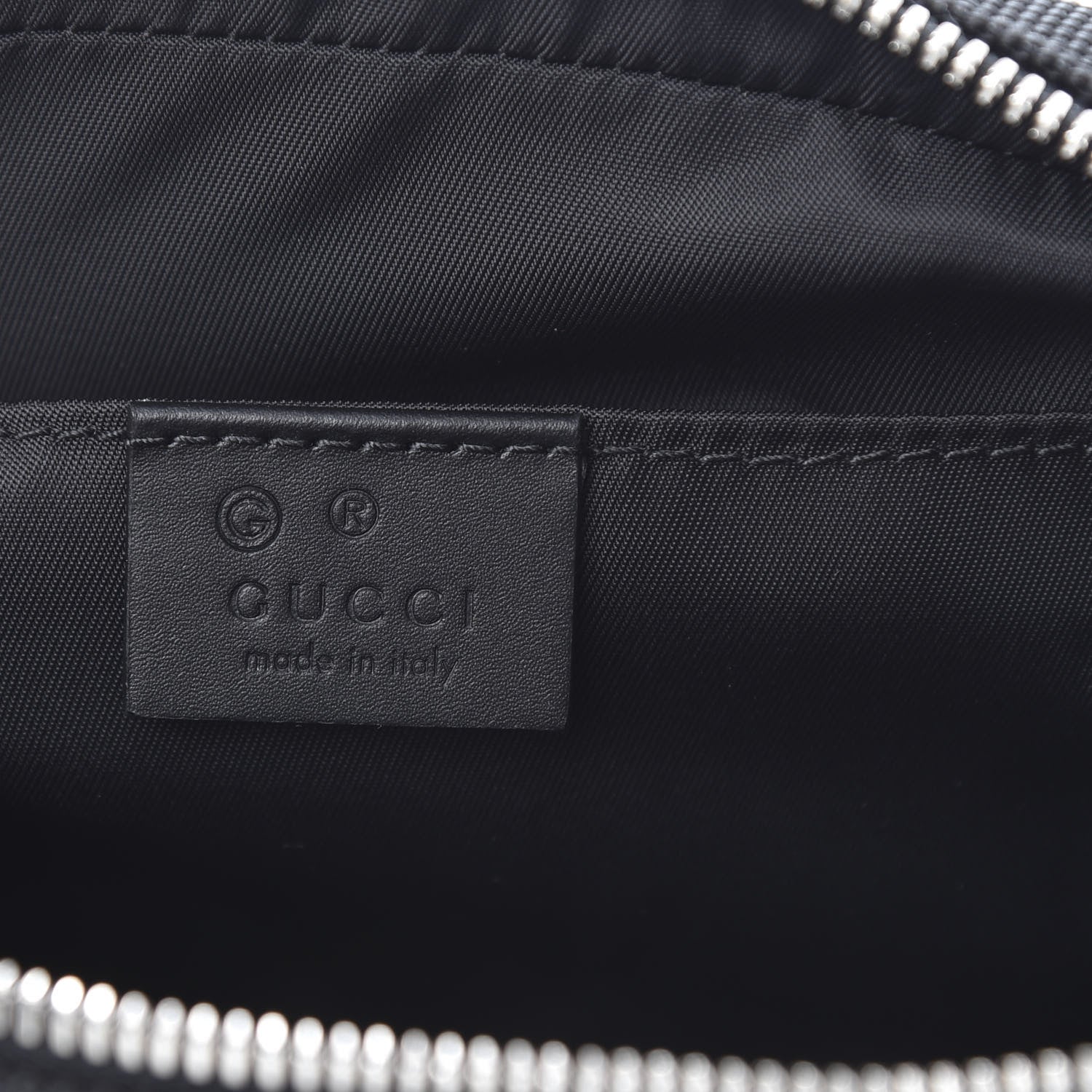 Gucci Canvas Web Slim Belt Bag Black 6 of 10