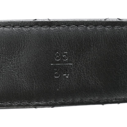 Chanel Lambskin Quilted CC Chain Belt 85 34 Black 6 of 7