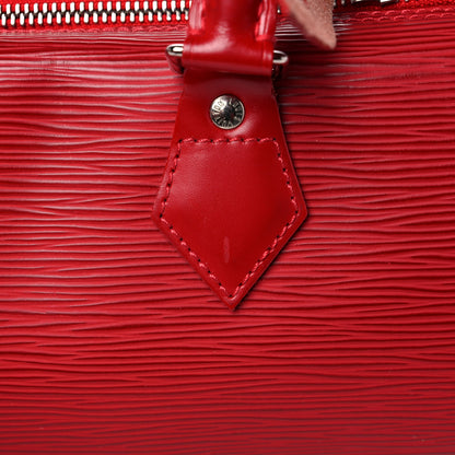 Louis Vuitton Epi Speedy 25 Rouge 16 of 22