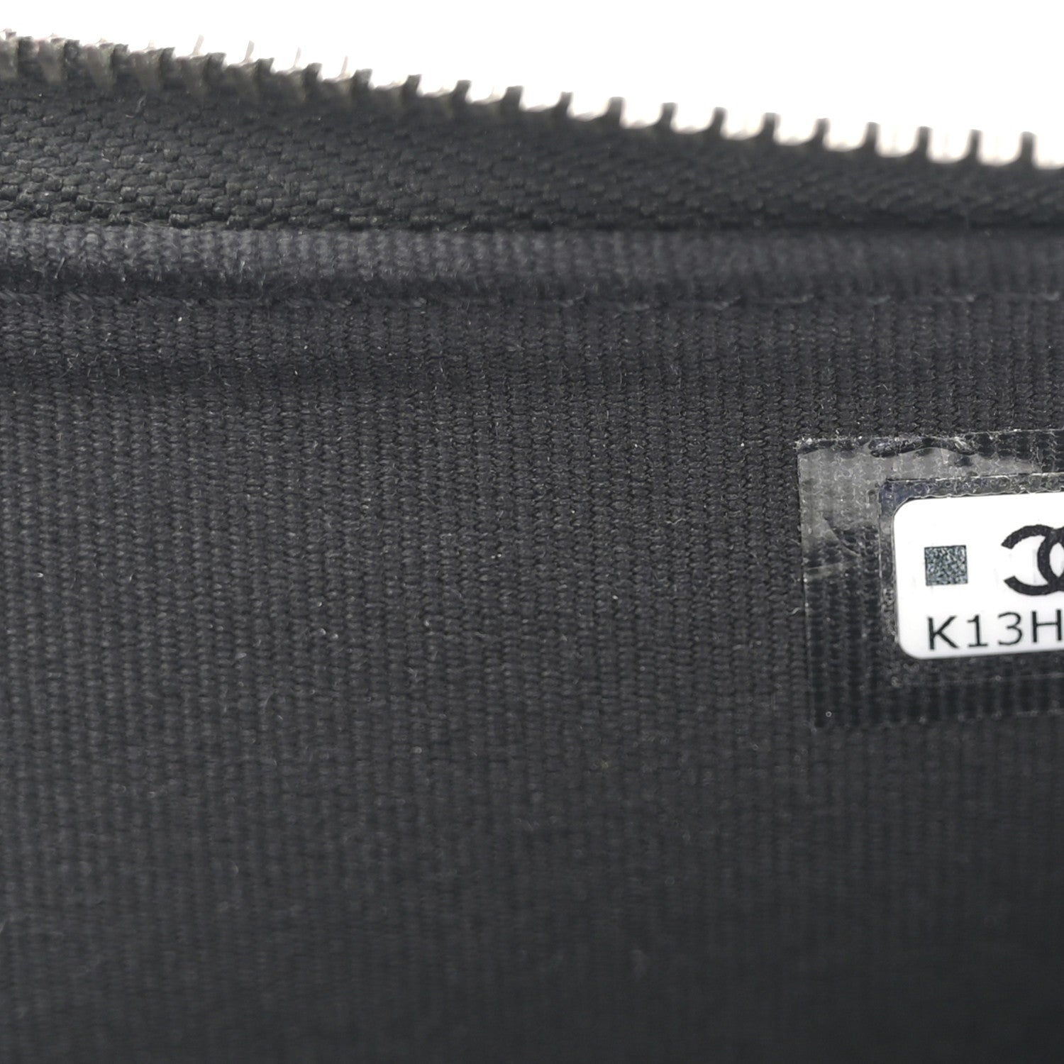 Chanel Lambskin Quilted Studded CC Zip Card Holder Black 7 of 8