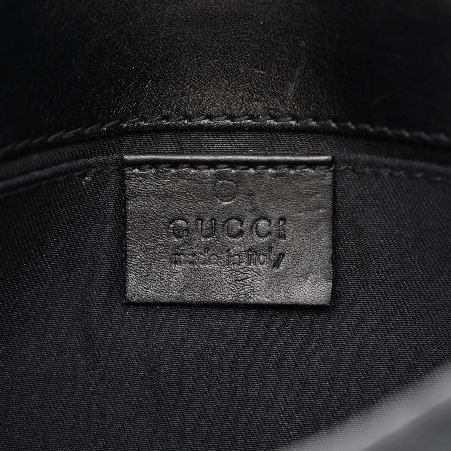 Gucci Monogram Horsebit Web Clutch Black 6 of 13
