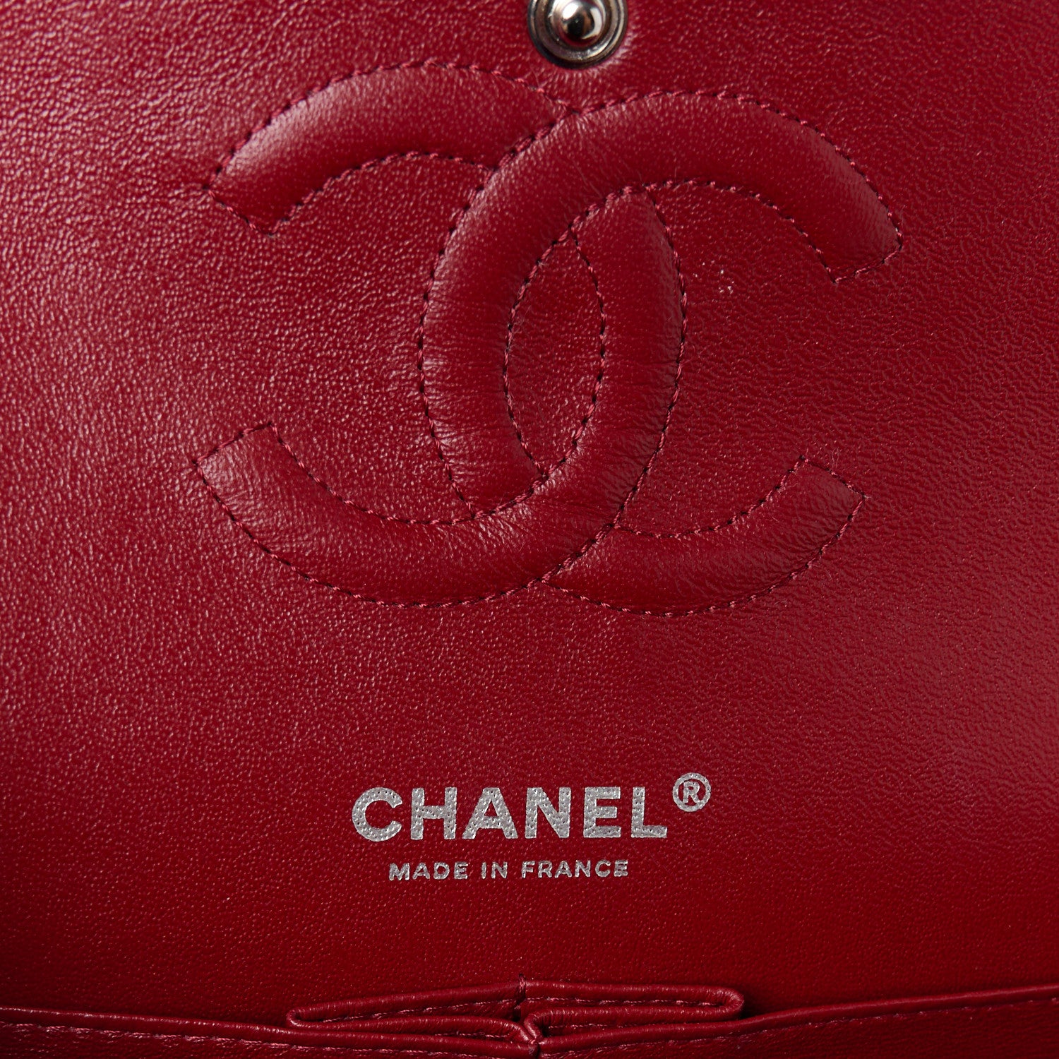 Chanel Caviar Quilted Medium Double Flap Red 6 of 11