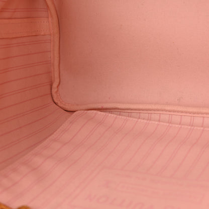 Louis Vuitton Damier Azur Neo Neverfull GM Rose Ballerine 11 of 24