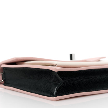 Louis Vuitton Calfskin My Lockme Chain Pochette Rose Ballet White 8 of 9