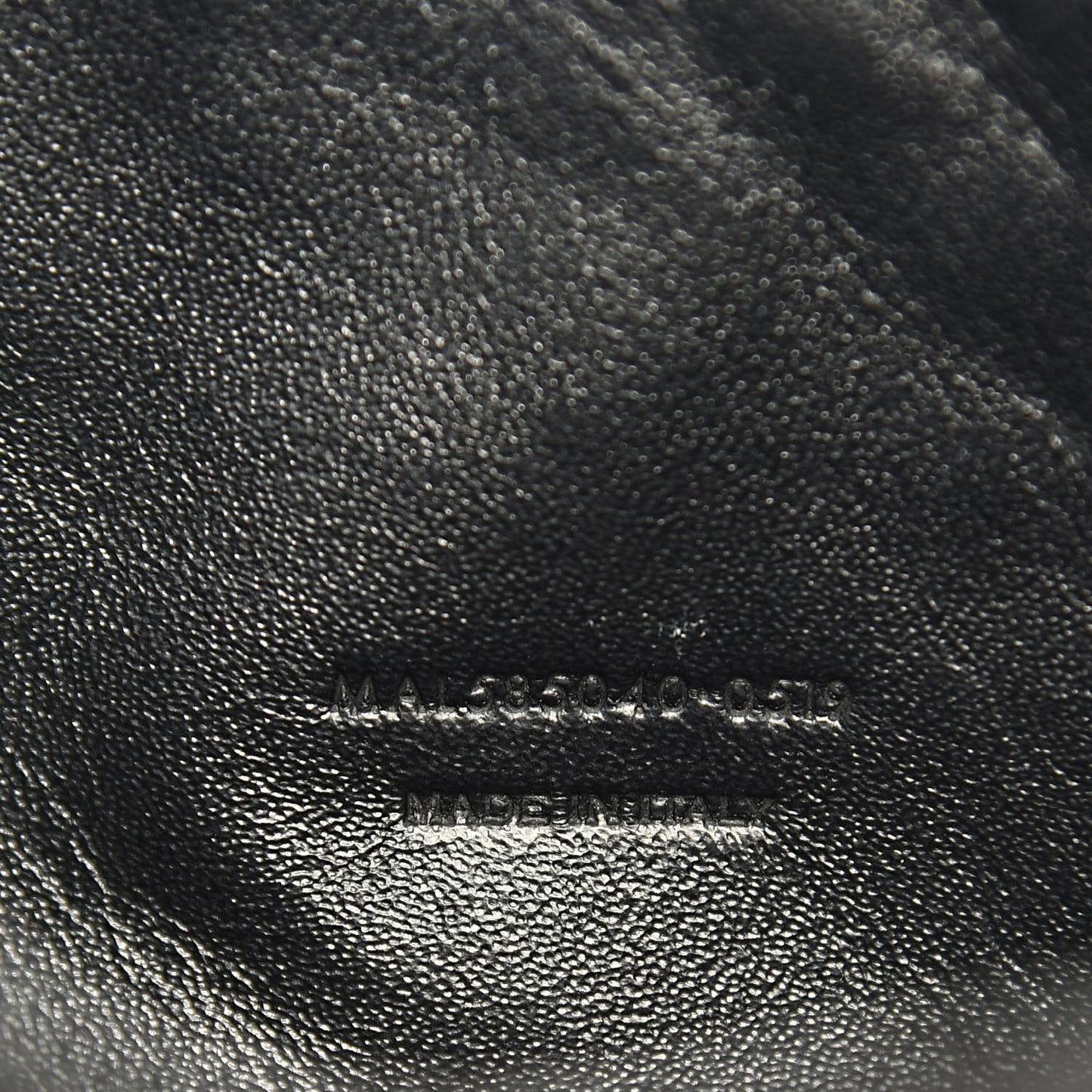Grain De Poudre Matelasse Monogram Mini Lou Camera Bag Black
